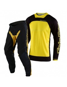 CONJUNTO TROY LEE DESIGNS 2021 SE PRO BOLDOR - AMARELO / PRETO 